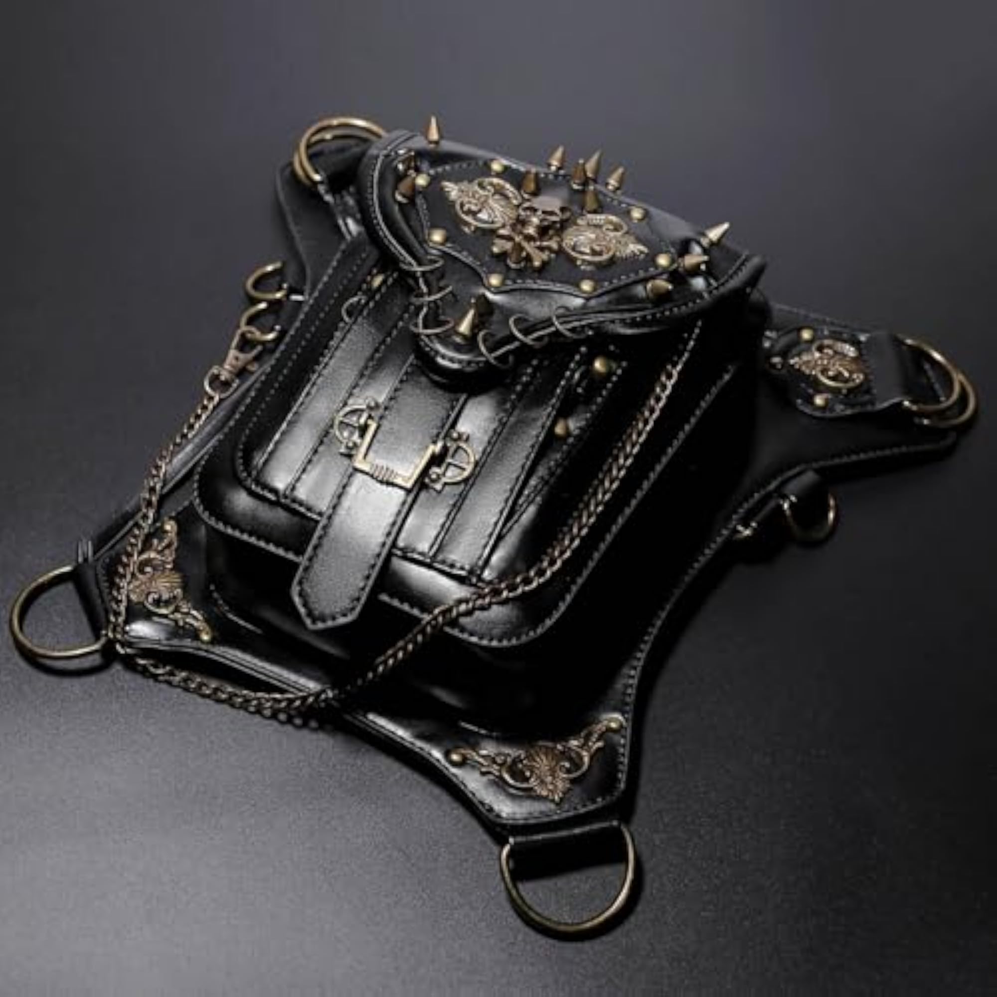 Steampunk Vintage Style Thigh Bag for Cosplay